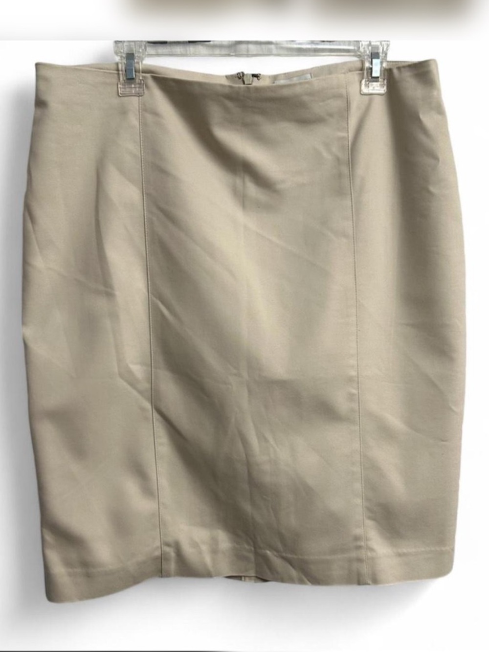 Van Heusen Beige Pencil Skirt